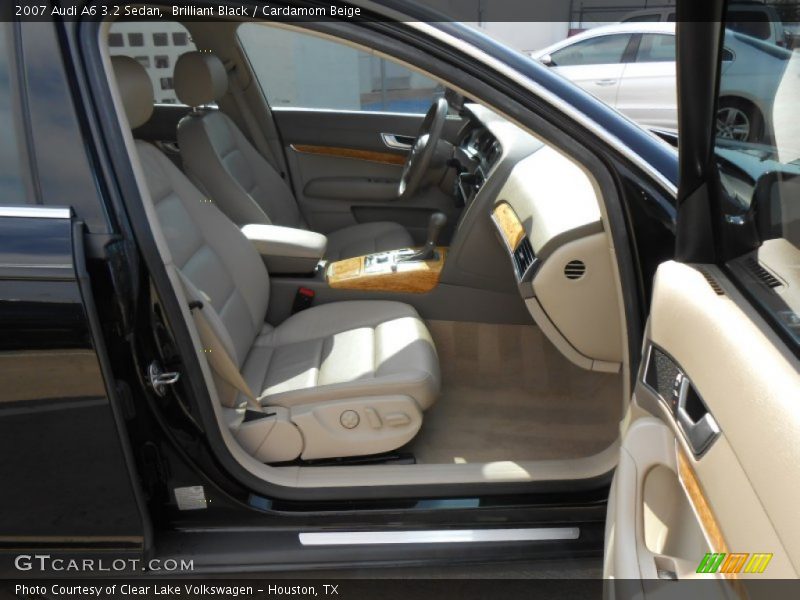 Brilliant Black / Cardamom Beige 2007 Audi A6 3.2 Sedan