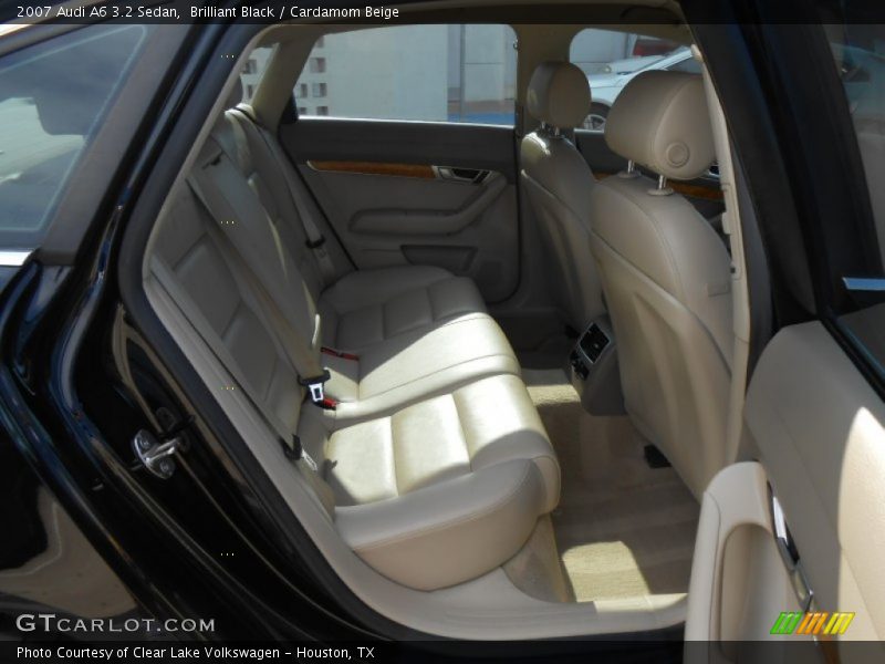 Brilliant Black / Cardamom Beige 2007 Audi A6 3.2 Sedan
