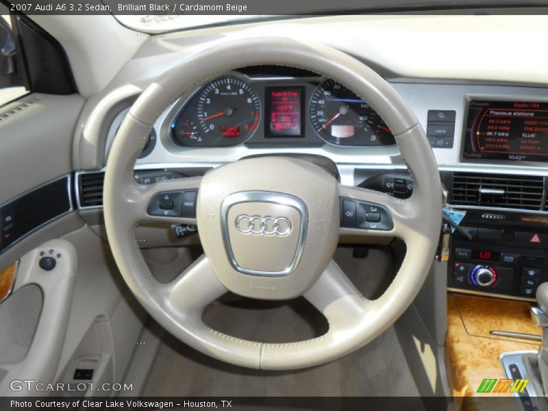 Brilliant Black / Cardamom Beige 2007 Audi A6 3.2 Sedan