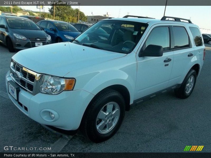 White Suede / Stone 2011 Ford Escape XLT V6