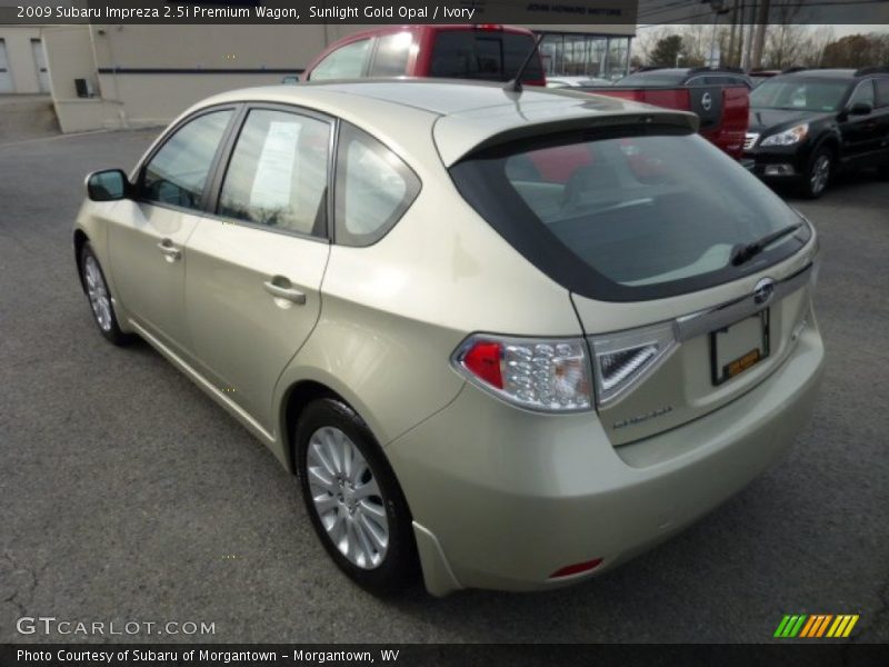 Sunlight Gold Opal / Ivory 2009 Subaru Impreza 2.5i Premium Wagon
