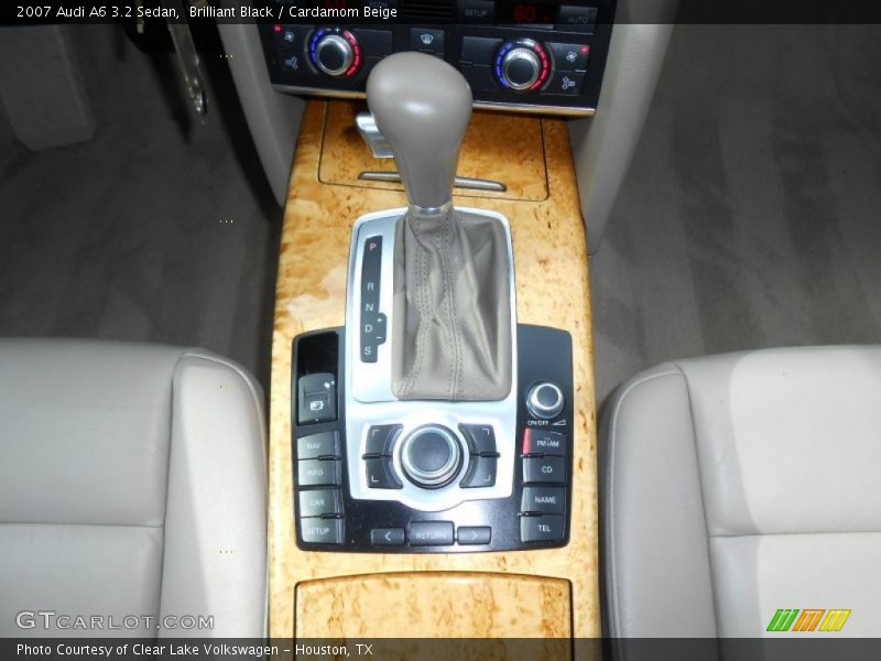 Brilliant Black / Cardamom Beige 2007 Audi A6 3.2 Sedan