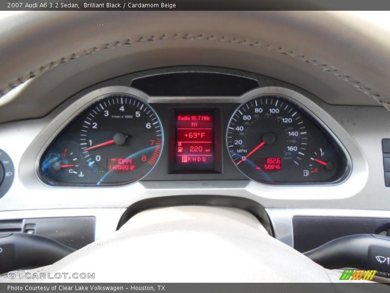 Brilliant Black / Cardamom Beige 2007 Audi A6 3.2 Sedan