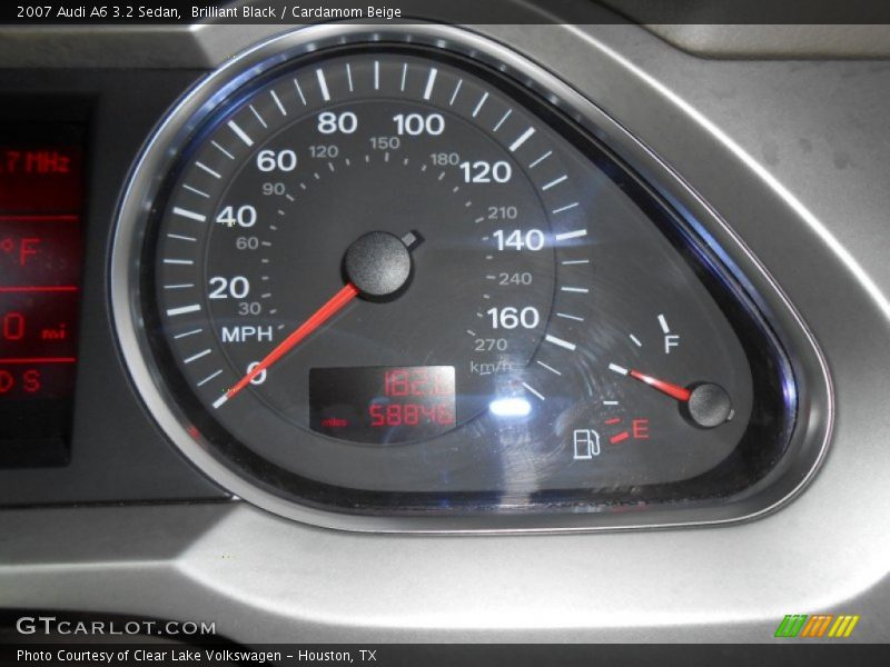 Brilliant Black / Cardamom Beige 2007 Audi A6 3.2 Sedan