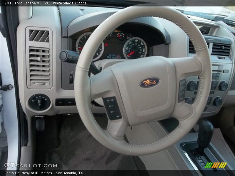 White Suede / Stone 2011 Ford Escape XLT V6