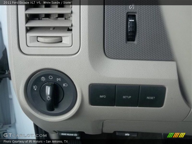 White Suede / Stone 2011 Ford Escape XLT V6