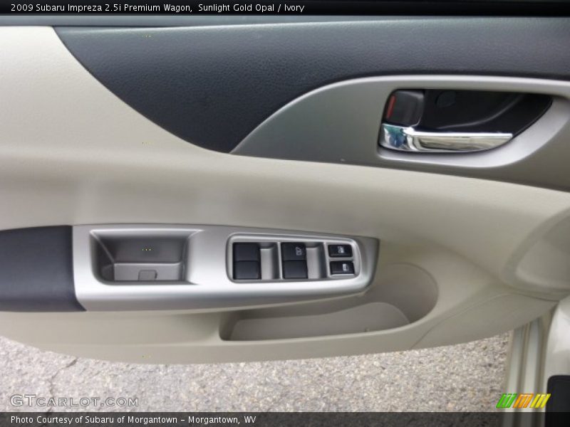 Sunlight Gold Opal / Ivory 2009 Subaru Impreza 2.5i Premium Wagon
