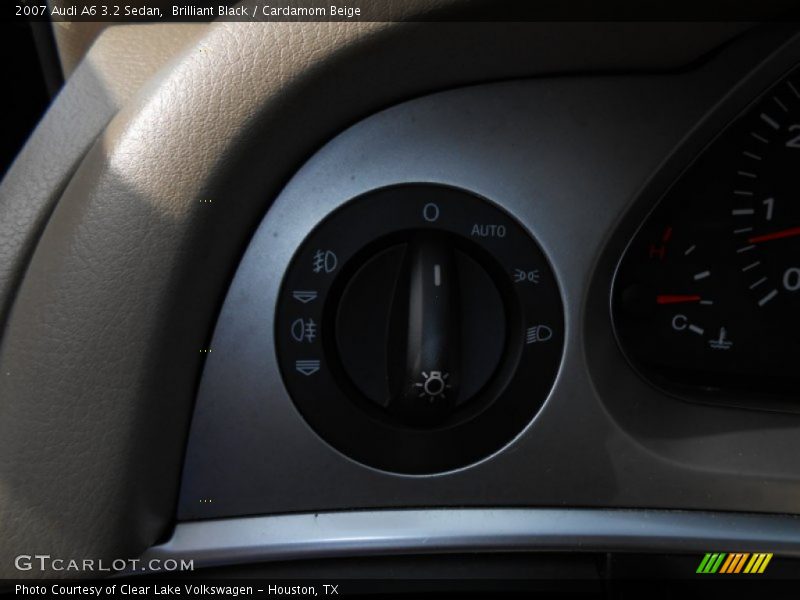 Brilliant Black / Cardamom Beige 2007 Audi A6 3.2 Sedan