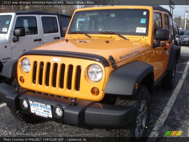 Dozer Yellow / Black 2013 Jeep Wrangler Unlimited Rubicon 4x4