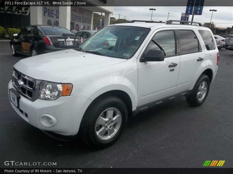 White Suede / Stone 2011 Ford Escape XLT V6