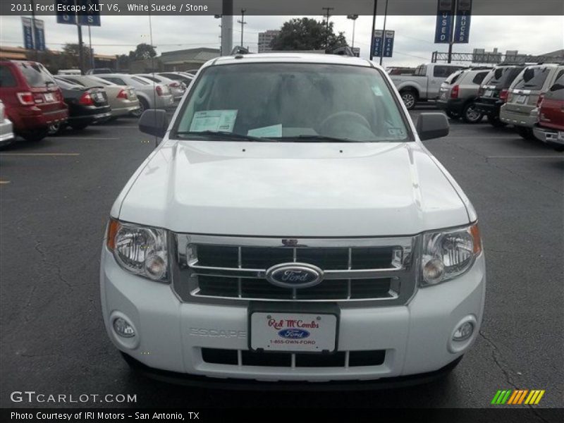 White Suede / Stone 2011 Ford Escape XLT V6