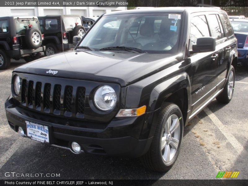 Black / Dark Slate Gray/Light Pebble 2013 Jeep Patriot Limited 4x4