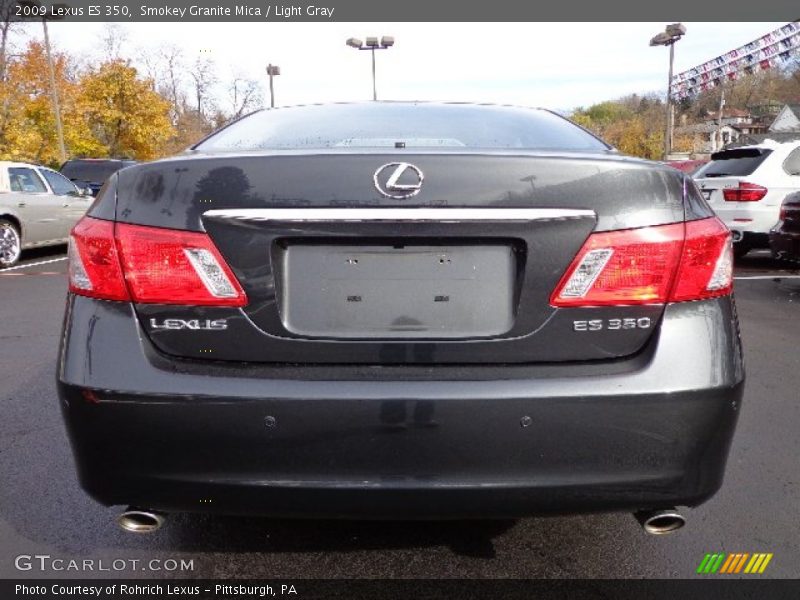 Smokey Granite Mica / Light Gray 2009 Lexus ES 350