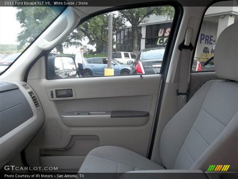 White Suede / Stone 2011 Ford Escape XLT V6