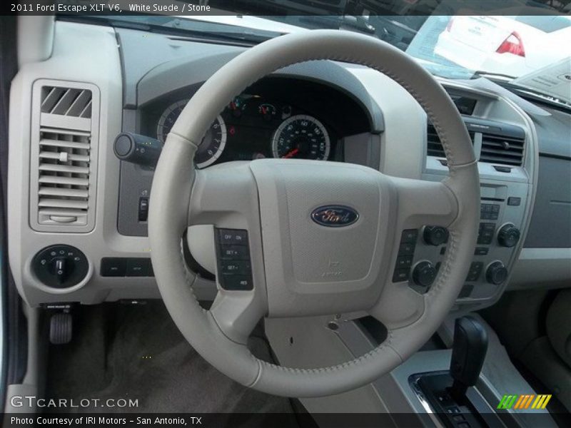 White Suede / Stone 2011 Ford Escape XLT V6