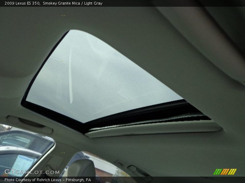 Smokey Granite Mica / Light Gray 2009 Lexus ES 350