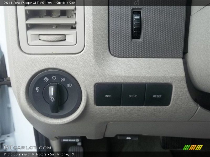 White Suede / Stone 2011 Ford Escape XLT V6