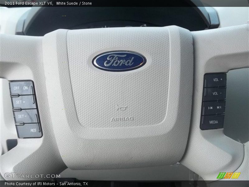 White Suede / Stone 2011 Ford Escape XLT V6
