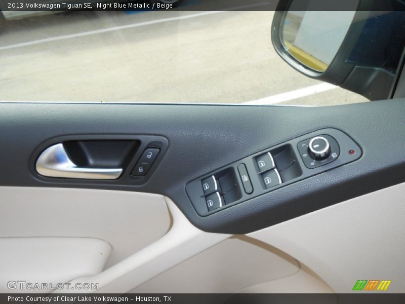 Night Blue Metallic / Beige 2013 Volkswagen Tiguan SE