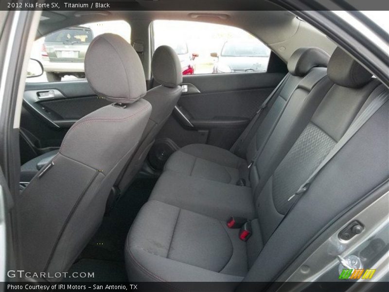 Rear Seat of 2012 Forte SX