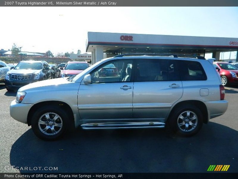 Millenium Silver Metallic / Ash Gray 2007 Toyota Highlander V6