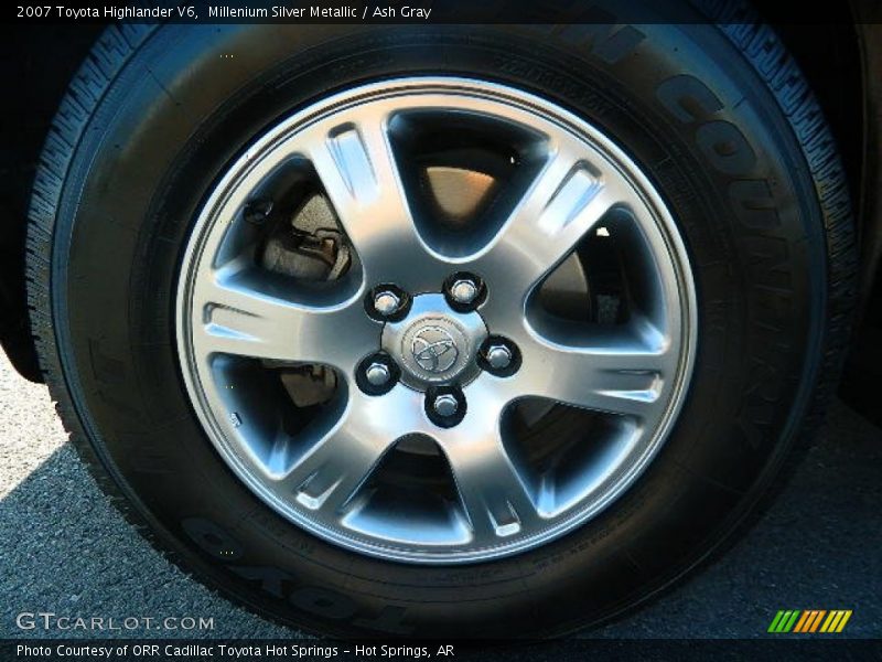 Millenium Silver Metallic / Ash Gray 2007 Toyota Highlander V6