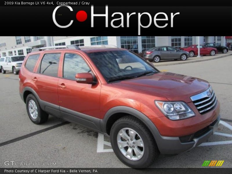 Copperhead / Gray 2009 Kia Borrego LX V6 4x4