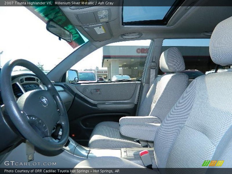 Millenium Silver Metallic / Ash Gray 2007 Toyota Highlander V6