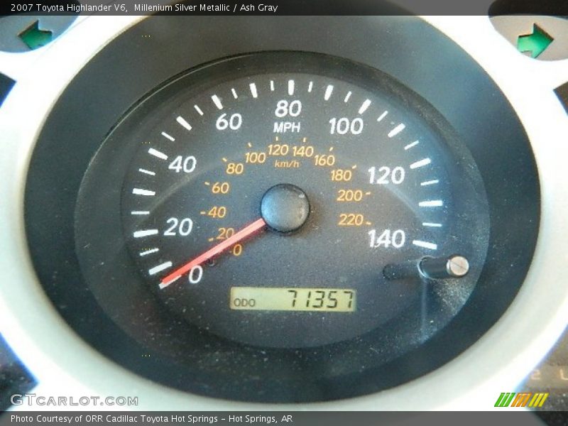 Millenium Silver Metallic / Ash Gray 2007 Toyota Highlander V6
