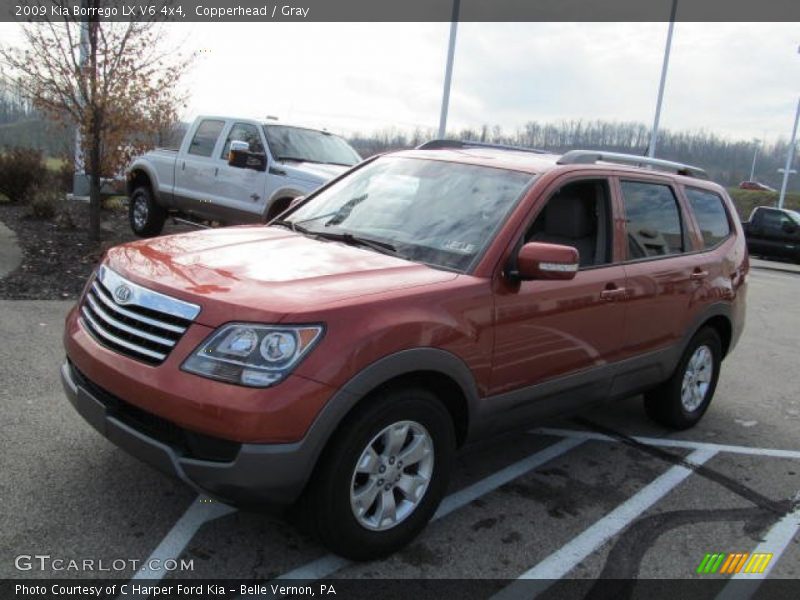 Copperhead / Gray 2009 Kia Borrego LX V6 4x4