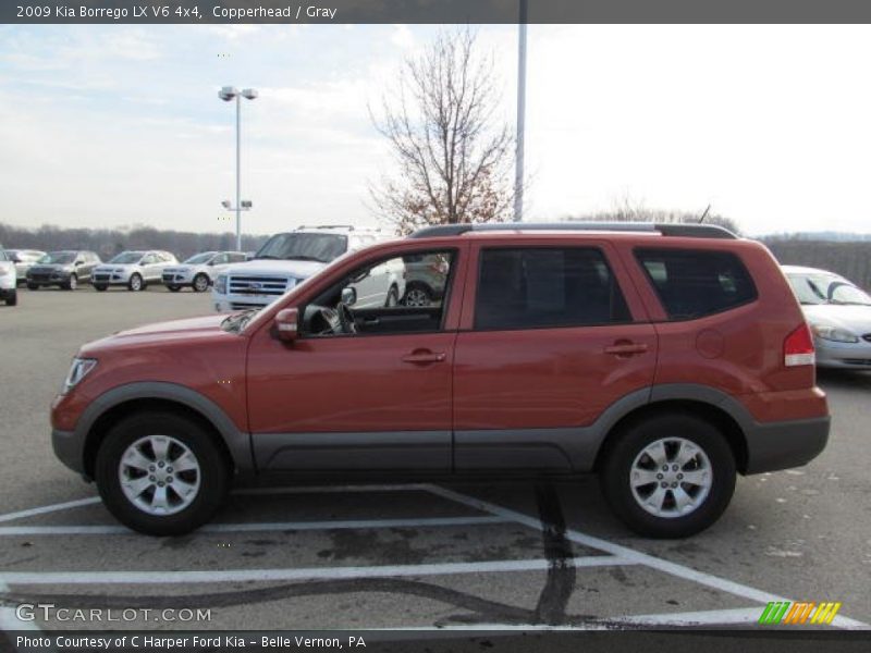 Copperhead / Gray 2009 Kia Borrego LX V6 4x4