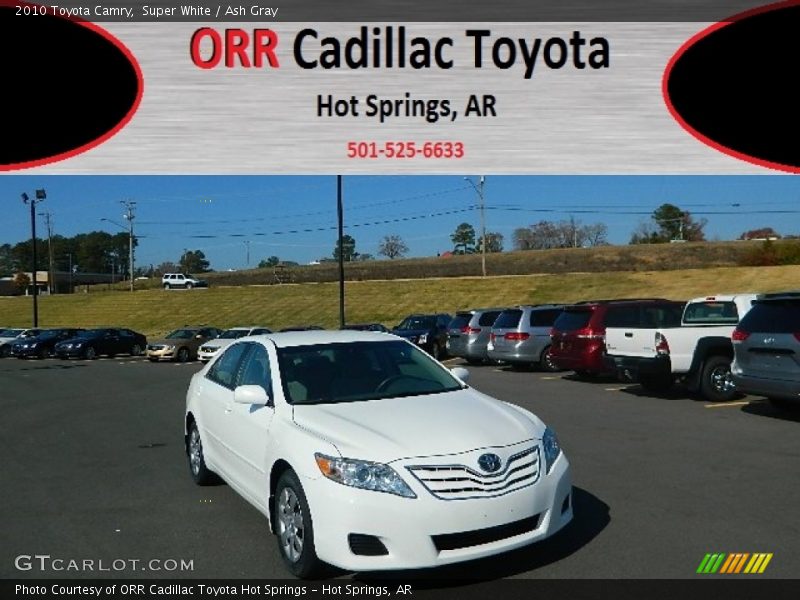 Super White / Ash Gray 2010 Toyota Camry