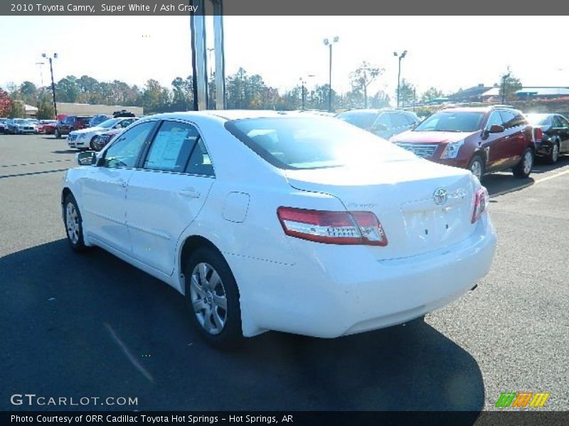 Super White / Ash Gray 2010 Toyota Camry