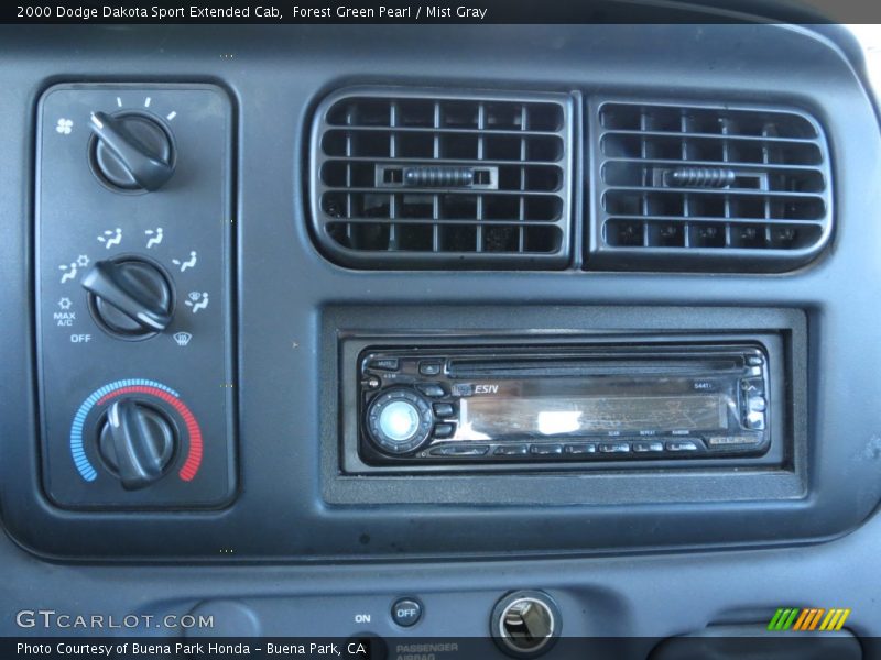 Forest Green Pearl / Mist Gray 2000 Dodge Dakota Sport Extended Cab