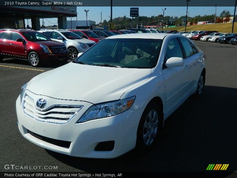 Super White / Ash Gray 2010 Toyota Camry