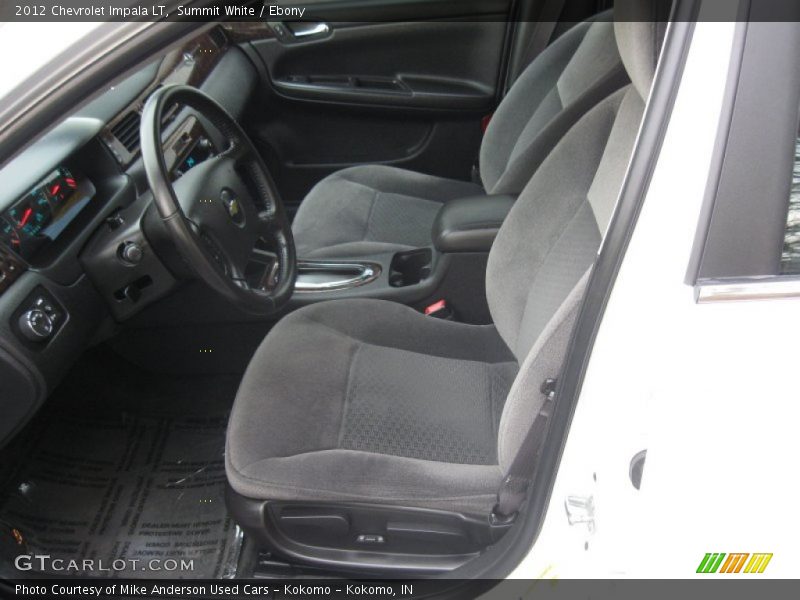Summit White / Ebony 2012 Chevrolet Impala LT