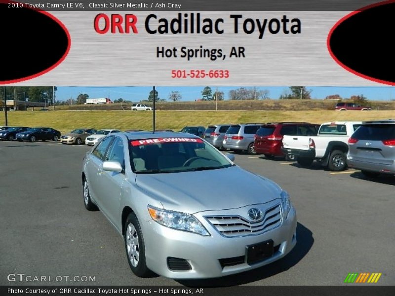 Classic Silver Metallic / Ash Gray 2010 Toyota Camry LE V6