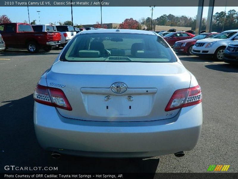 Classic Silver Metallic / Ash Gray 2010 Toyota Camry LE V6