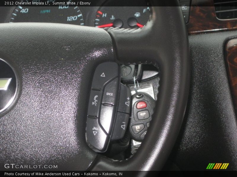 Summit White / Ebony 2012 Chevrolet Impala LT