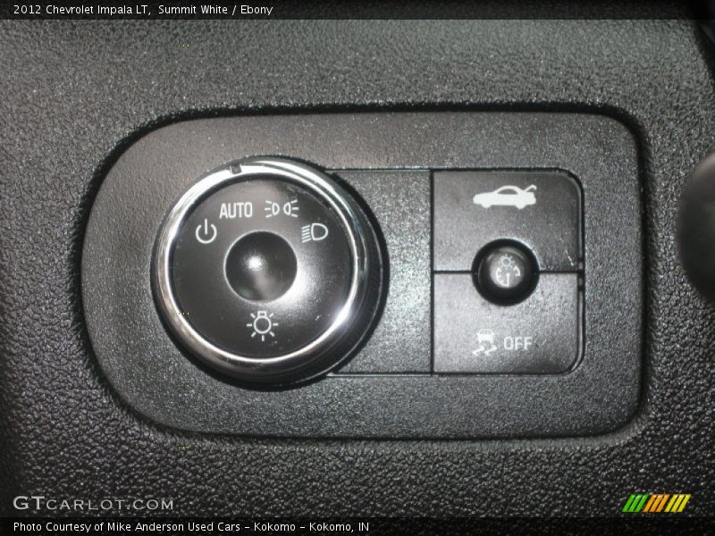 Summit White / Ebony 2012 Chevrolet Impala LT