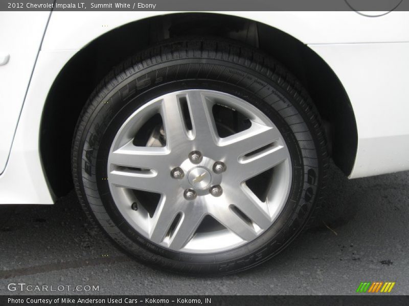 Summit White / Ebony 2012 Chevrolet Impala LT