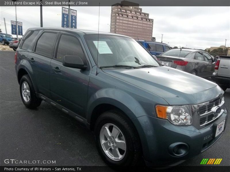 Steel Blue Metallic / Stone 2011 Ford Escape XLS