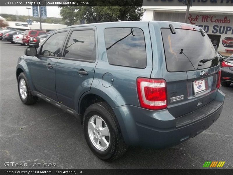 Steel Blue Metallic / Stone 2011 Ford Escape XLS