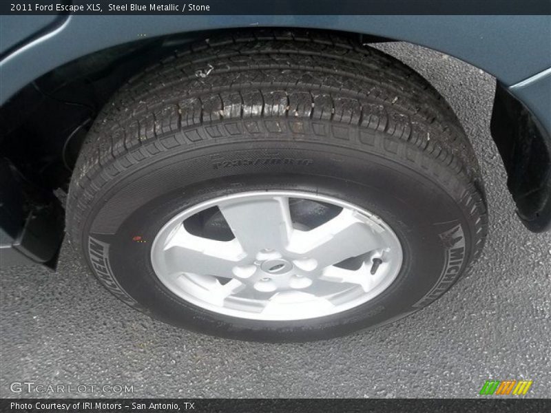 Steel Blue Metallic / Stone 2011 Ford Escape XLS