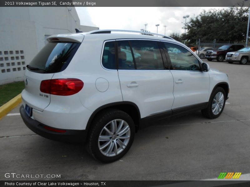 Candy White / Beige 2013 Volkswagen Tiguan SE