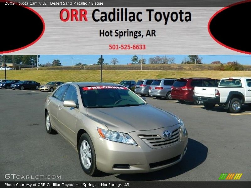 Desert Sand Metallic / Bisque 2009 Toyota Camry LE