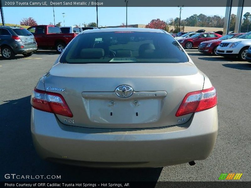 Desert Sand Metallic / Bisque 2009 Toyota Camry LE