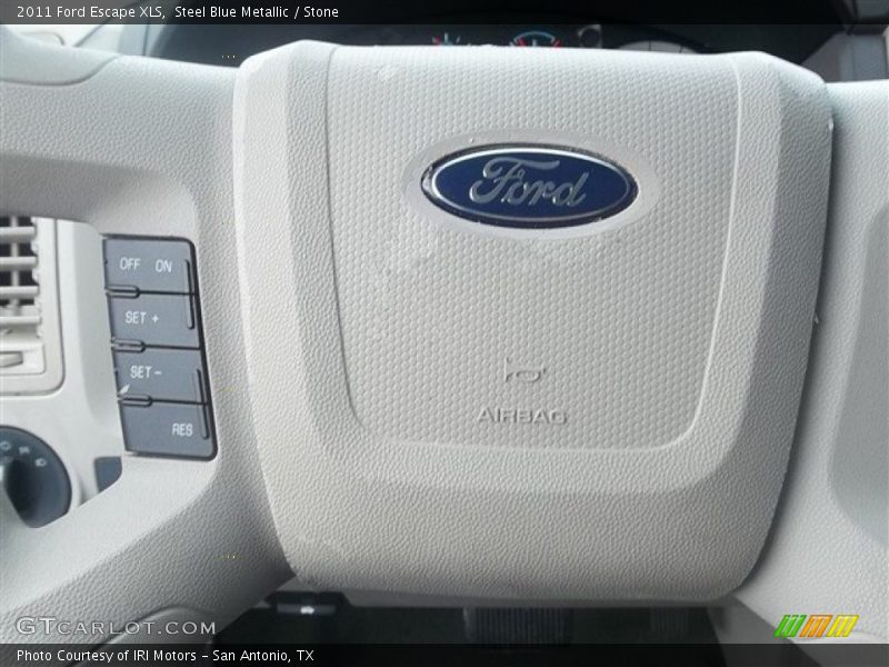 Steel Blue Metallic / Stone 2011 Ford Escape XLS