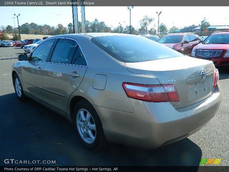 Desert Sand Metallic / Bisque 2009 Toyota Camry LE