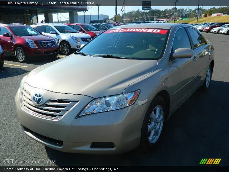 Desert Sand Metallic / Bisque 2009 Toyota Camry LE